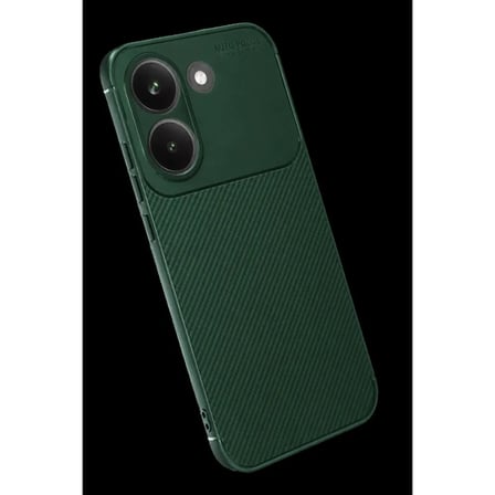 Xiaomi Poco X8 Pro Auto Focus Karbon Kapak - Koyu Yeşil