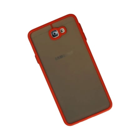 Samsung Uyumlu Galaxy J7 Prime Kılıf Montreal Silikon Kapak - Kırmızı