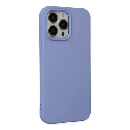 Apple Uyumlu İphone 14 Pro Max Kılıf Nano İçi Kadife Silikon - Lila