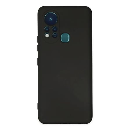 İnfinix Hot 11s Kılıf Nano İçi Kadife Silikon - Siyah