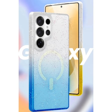 Samsung Galaxy S25 Plus Pummel Shiny Magsafe Kapak - Pembe