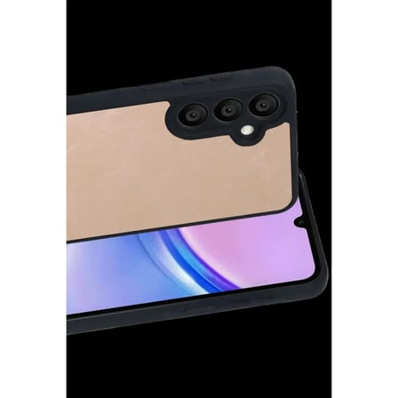 Samsung Galaxy A57 5g Aras Deri Kapak - Pudra