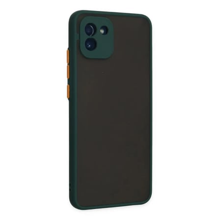 Samsung Uyumlu Galaxy A03 Kılıf Montreal Silikon Kapak - Yeşil