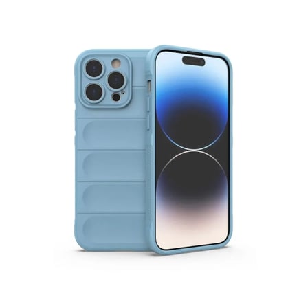 Apple Uyumlu İphone 14 Pro Kılıf Optimum Silikon - Sky Blue