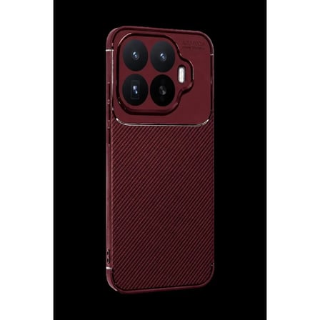 Newface Xiaomi Mi 17T Auto Focus Karbon Kapak - Bordo