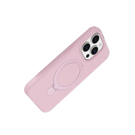Apple İphone 14 Pro Max Regal Magsafe Standlı Kapak - Açık Pembe