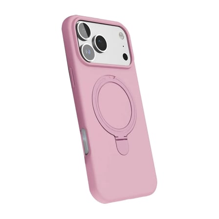 Apple İphone 17 Pro Regal Magsafe Standlı Kapak - Açık Pembe