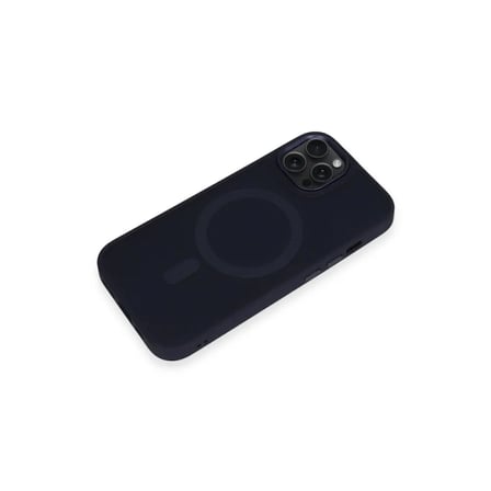 Apple İphone 15 Pro Kılıf Oslo Magsafe Kapak - Lacivert
