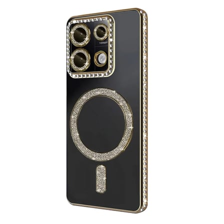 Xiaomi Uyumlu Redmi Note 13 Pro 4g Joke Simli Magneticsafe Kılıf - Gold
