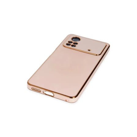 Xiaomi Uyumlu Poco X4 Pro 5g Kılıf Volet Silikon - Pembe