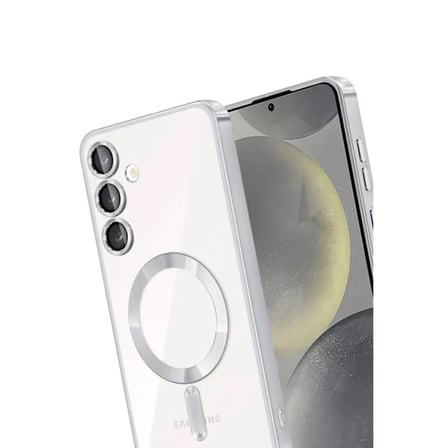 Samsung Galaxy A55 5G Kross Magneticsafe Kapak - Gümüş