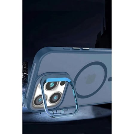 Joko Apple Uyumlu İphone 16 Flet Lens Magsafe Kapak - Siyah