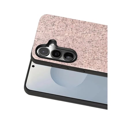 Onegif Samsung Uyumlu Galaxy S25 Bright Simli Kapak - Pembe