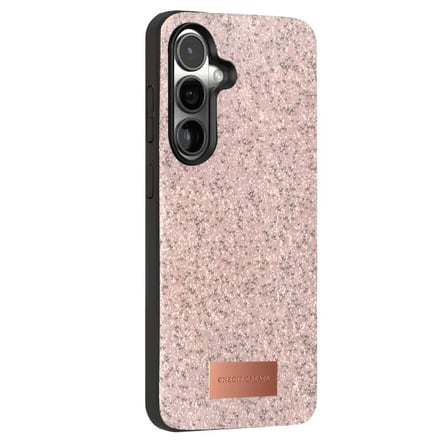 Onegif Samsung Uyumlu Galaxy S25 Bright Simli Kapak - Pembe