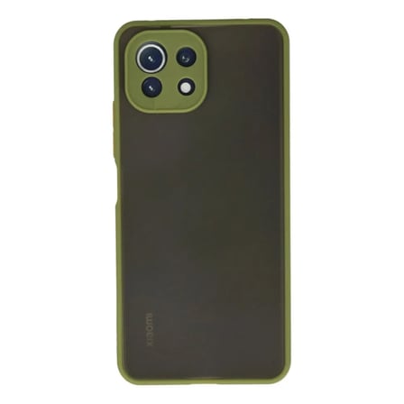 Xiaomi Uyumlu Mi 11 Lite Kılıf Montreal Silikon Kapak - Açık Yeşil