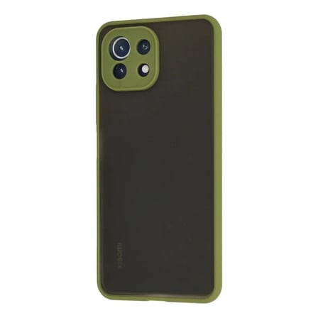 Xiaomi Uyumlu Mi 11 Lite Kılıf Montreal Silikon Kapak - Açık Yeşil