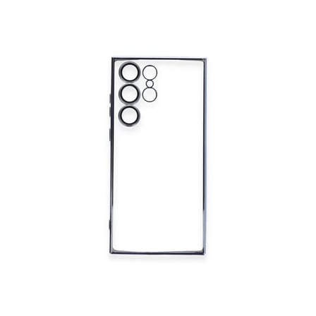 Samsung Uyumlu Galaxy S23 Ultra Kılıf Razer Lensli Silikon - Açık Mavi