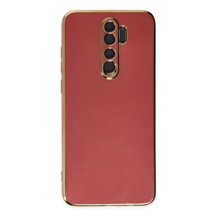 Xiaomi Uyumlu Redmi Note 8 Pro Kılıf Volet Silikon - Kırmızı