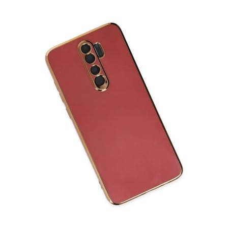 Xiaomi Uyumlu Redmi Note 8 Pro Kılıf Volet Silikon - Kırmızı