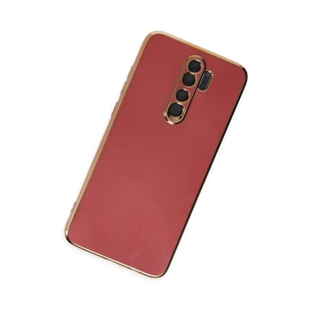 Xiaomi Uyumlu Redmi Note 8 Pro Kılıf Volet Silikon - Kırmızı