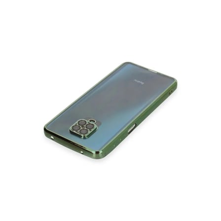 Xiaomi Uyumlu Redmi Note 9 Pro Kılıf Razer Lensli Silikon - Yeşil