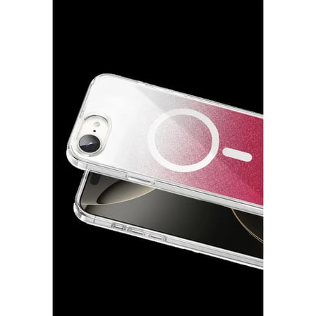 Onegif Apple Uyumlu İphone 17e Sora Simli Magsafe Kapak - Kırmızı