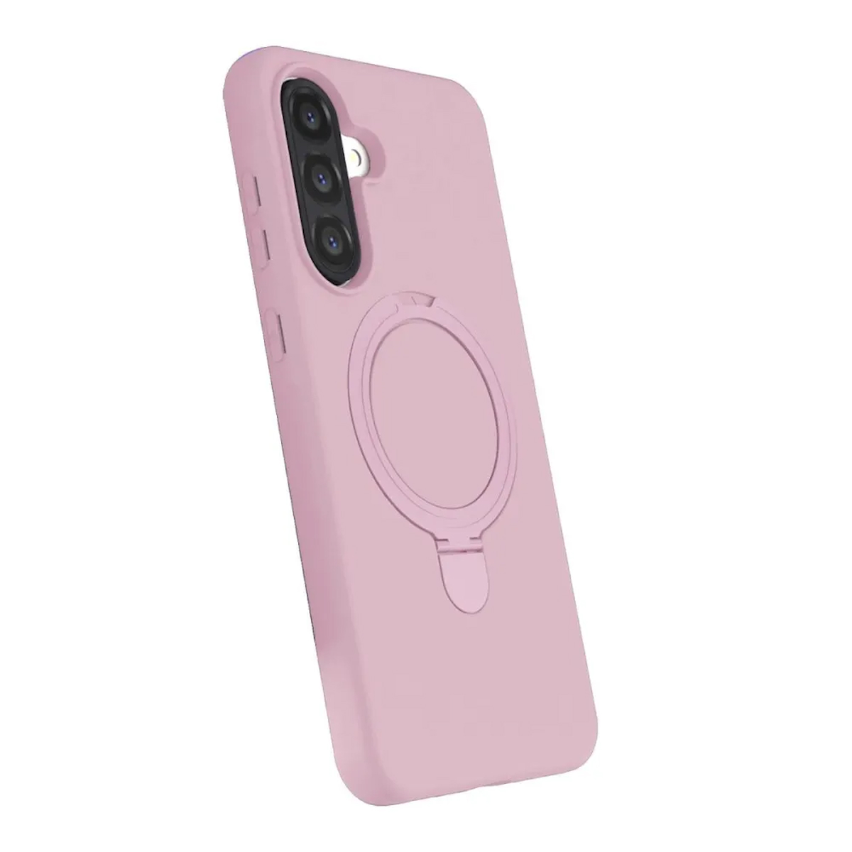 Samsung Galaxy A36 Regal Magsafe Standlı Kapak - Açık Pembe