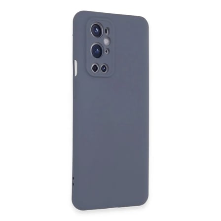 One Plus 9 Pro Kılıf Nano İçi Kadife Silikon - Gri