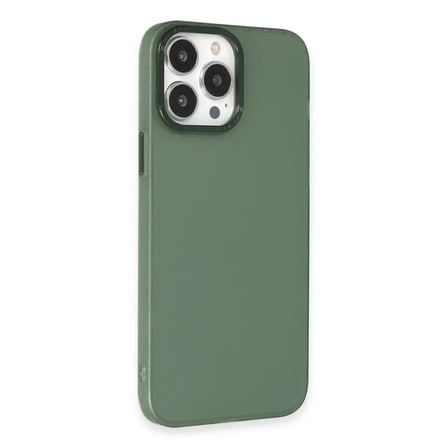 Apple Uyumlu İphone 14 Pro Max Kılıf Modos Metal Kapak - Koyu Yeşil