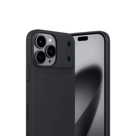 Apple İ̇Phone 17 Pro Max Auto Focus Karbon Kapak - Siyah