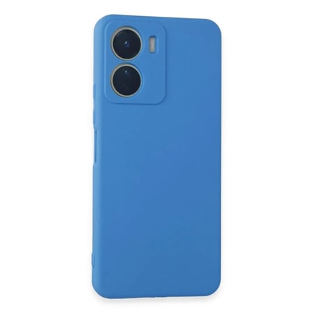 Vivo Y16 Kılıf First Silikon - Mavi