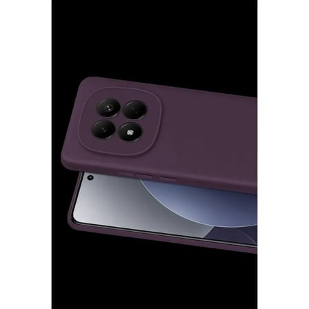 Xiaomi Uyumlu Redmi Note 15 Pro 4g First Silikon - Mürdüm