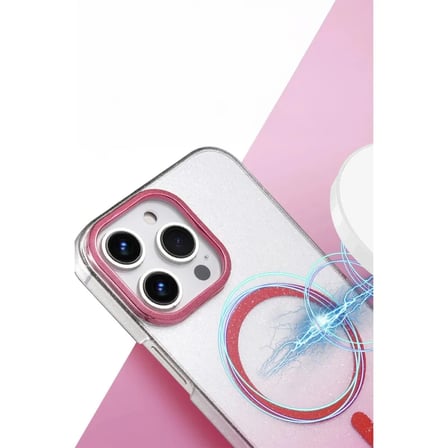 Apple İphone 16 Pro Max Glossy Magsafe Kapak - Mor