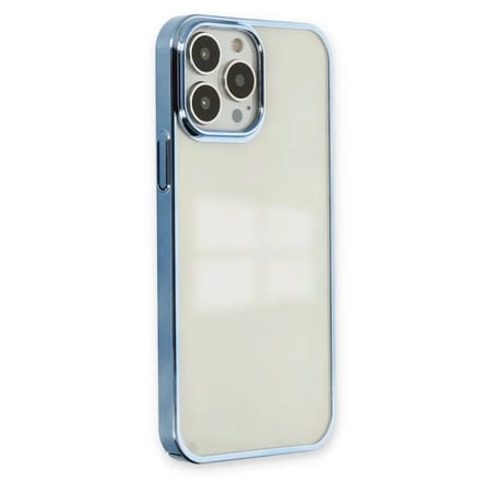 Newface Apple Uyumlu İphone 14 Pro Max Kılıf Element Silikon - Sky Blue