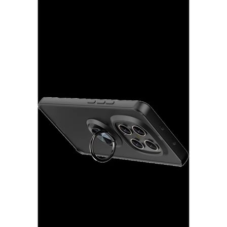 Xiaomi Redmi Note 15 Pro 5g Montreal Yüzüklü Silikon Kapak - Siyah