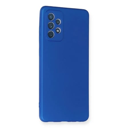 Samsung Uyumlu Galaxy A72 Kılıf First Silikon - Mavi