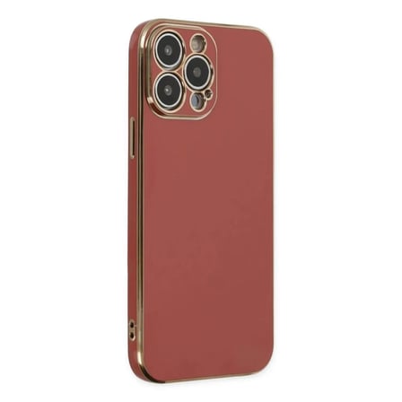 Apple Uyumlu İphone 15 Pro Max Kılıf Volet Silikon - Kırmızı