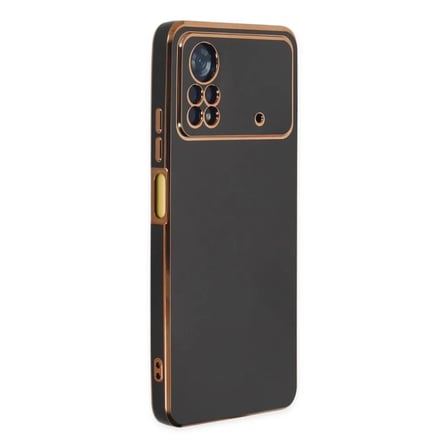 Xiaomi Uyumlu Poco X4 Pro 5g Kılıf Volet Silikon - Siyah