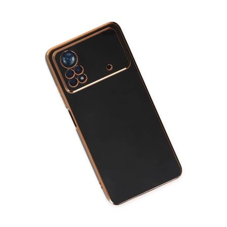 Xiaomi Uyumlu Poco X4 Pro 5g Kılıf Volet Silikon - Siyah