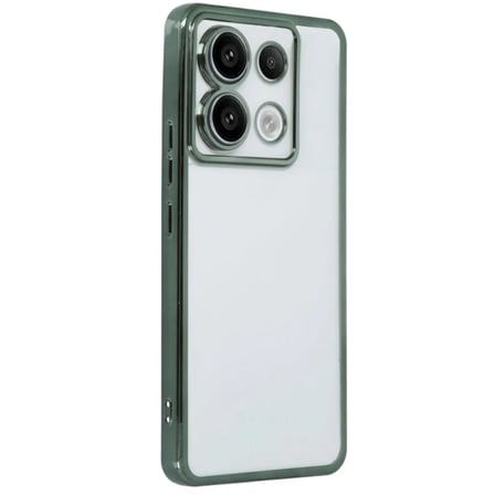Xiaomi Poco X6 Kılıf Razer Lensli Silikon - Yeşil