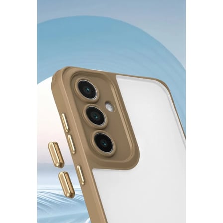 Samsung Galaxy A36 Kılıf Penta Silikon Kılıf - Çöl Titanyum