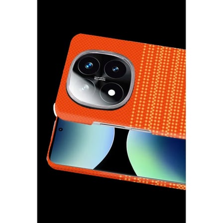 Xiaomi Uyumlu Redmi Note 15 Pro Plus 5g Vega Magsafe Kapak - Turuncu