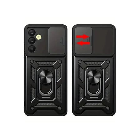 Samsung Uyumlu Galaxy S24 Fe Pars Lens Yüzüklü Silikon - Lacivert