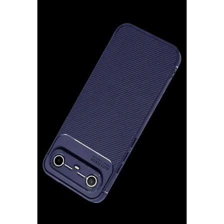 Tecno Spark Slim 5G Auto Focus Karbon Kapak - Lacivert