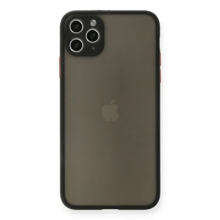 Apple Uyumlu İphone 11 Pro Max Kılıf Montreal Silikon Kapak - Siyah