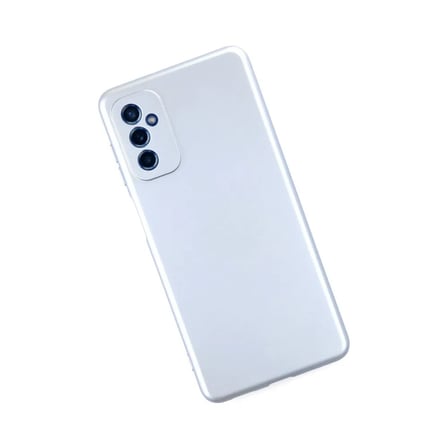 Samsung Galaxy M52 5g Kılıf Nano İçi Kadife Silikon - Sky Blue