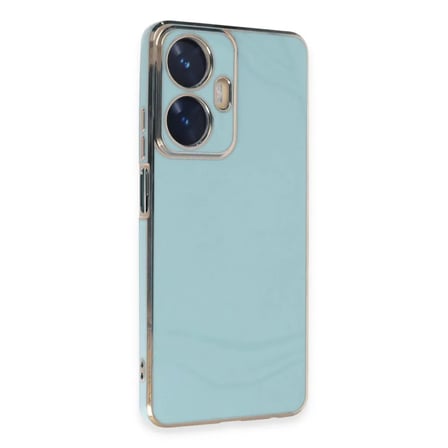 Realme C55 Kılıf Volet Silikon - Açık Yeşil