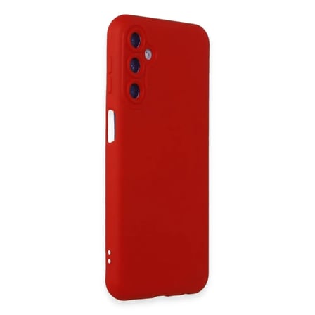 Samsung Galaxy M34 5g Kılıf Nano İçi Kadife Silikon - Kırmızı