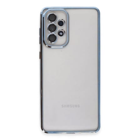 Samsung Uyumlu Galaxy A53 5g Kılıf Razer Lensli Silikon - Açık Mavi