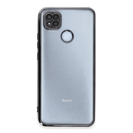 Xiaomi Uyumlu Redmi 9c Kılıf Razer Lensli Silikon - Siyah